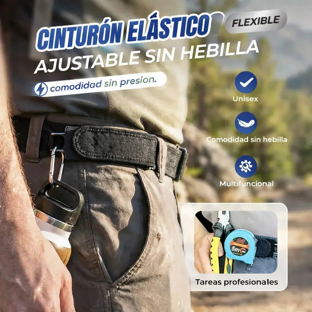 📢📢 ¡OFERTA!2X1 ✨ Cinturón elástico sin hebilla para hombre y mujer