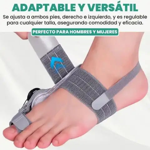 Corrector de juanetes OrthoPies™ con rueda ajustable