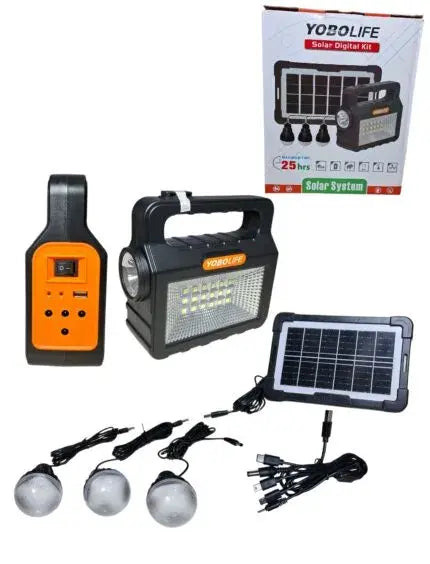Nuevo Kit De Panel Solar Linterna LED 4W Banco