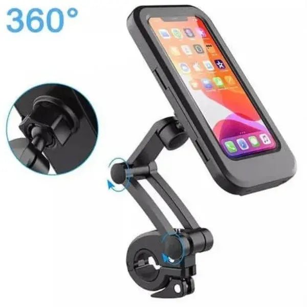 📱💦 Soporte de Celular Impermeable para Motos / Bicicletas DryHold™🔒