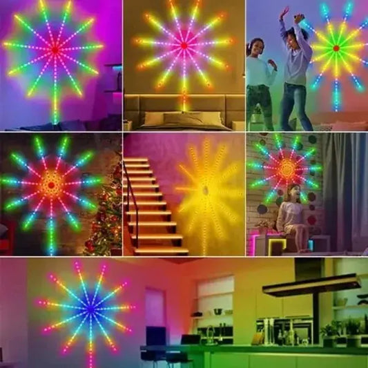 🎆 PREVENTA EXCLUSIVA: Luces LED Fuegos Artificiales ✨
