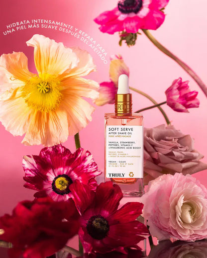 ✨ Soft Serve After Shave Oil 🍓💧 – Suavidad, Hidratación y Brillo Natural 🌿💖